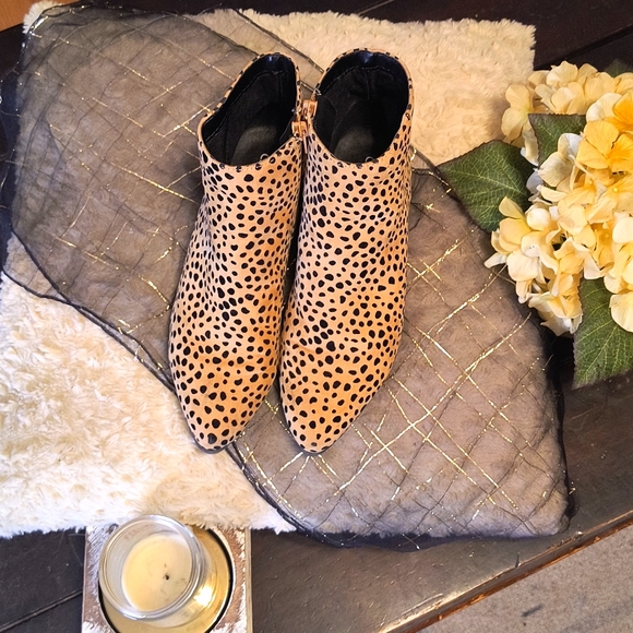 Leopard Print Booties by Cityclassified - Picture 1 of 5